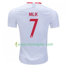 Divisa di Calcio Polonia Milik 7 Prima Mondiali 2018